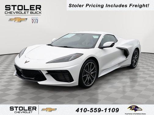 Arctic White 2026 Chevrolet Corvette Stingray w/1LT