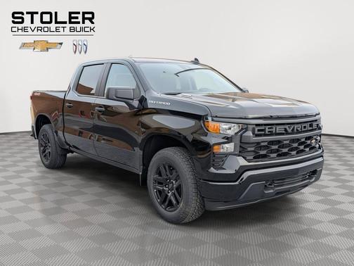 Black 2026 Chevrolet Silverado 1500 Custom