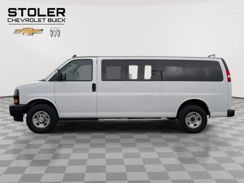 Summit White 2023 Chevrolet Express 3500 RWD 3500 Extended Wheelbase LS
