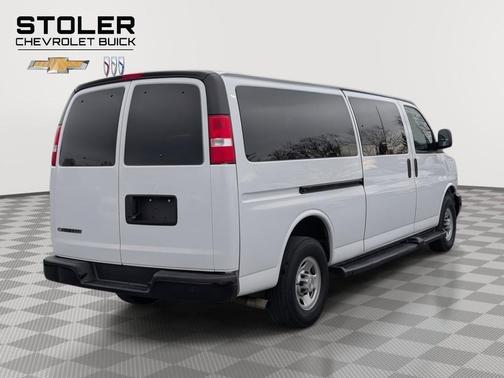 Summit White 2023 Chevrolet Express 3500 RWD 3500 Extended Wheelbase LS
