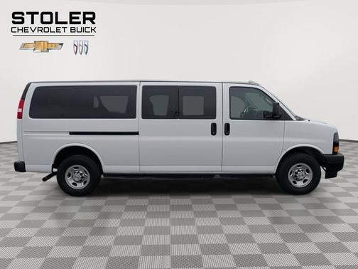 Summit White 2023 Chevrolet Express 3500 RWD 3500 Extended Wheelbase LS