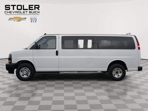Summit White 2023 Chevrolet Express 3500 RWD 3500 Extended Wheelbase LS