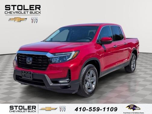 Radiant Red Metallic II 2022 Honda Ridgeline RTL-E