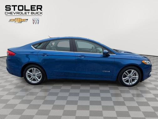 Lightning Blue 2018 Ford Fusion Hybrid S