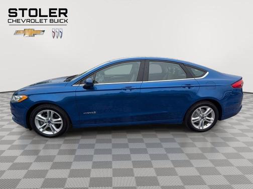 Lightning Blue 2018 Ford Fusion Hybrid S