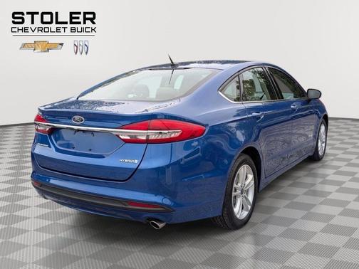 Lightning Blue 2018 Ford Fusion Hybrid S