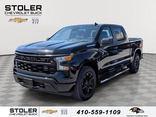 Black 2023 Chevrolet Silverado 1500 Custom