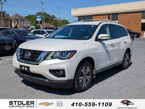 Pearl White Tricoat 2020 Nissan Pathfinder SV 4WD