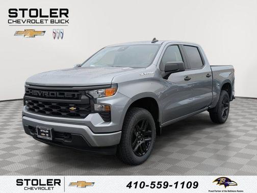 Sterling Gray Metallic 2026 Chevrolet Silverado 1500 Custom Truck