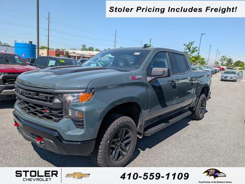Cypress Gray 2026 Chevrolet Silverado 1500 Custom Trail Boss