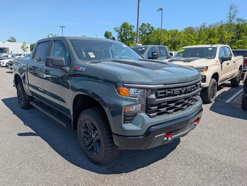 Cypress Gray 2026 Chevrolet Silverado 1500 Custom Trail Boss