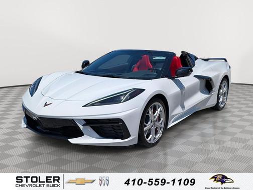 Arctic White 2022 Chevrolet Corvette Stingray w/1LT