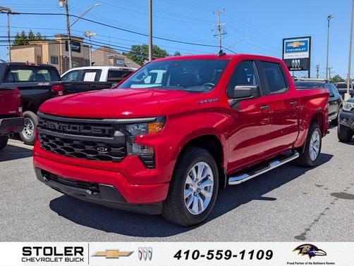 Red Hot 2022 Chevrolet Silverado 1500 Custom