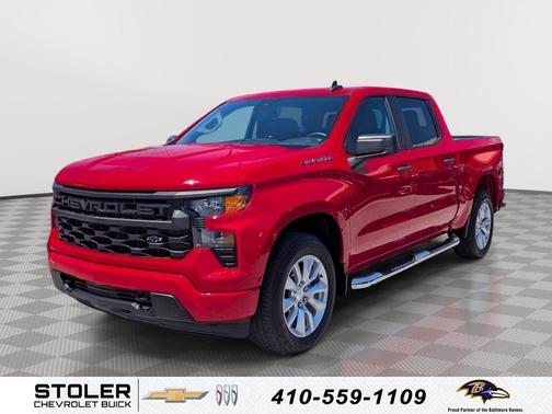 Red Hot 2022 Chevrolet Silverado 1500 Custom