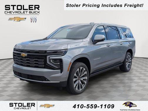 Sterling Gray Metallic 2026 Chevrolet Suburban High Country, 4WD