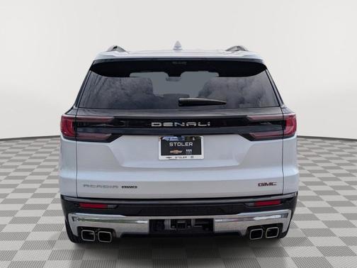 White Frost Tricoat 2024 GMC Acadia Denali