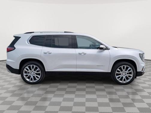 White Frost Tricoat 2024 GMC Acadia Denali