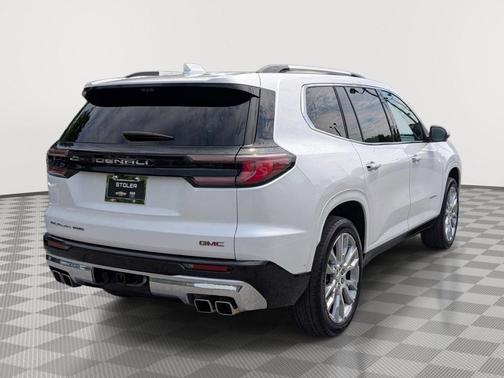 White Frost Tricoat 2024 GMC Acadia Denali