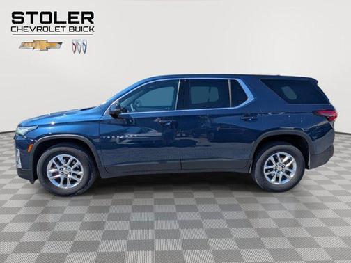 Northsky Blue Metallic 2023 Chevrolet Traverse LS