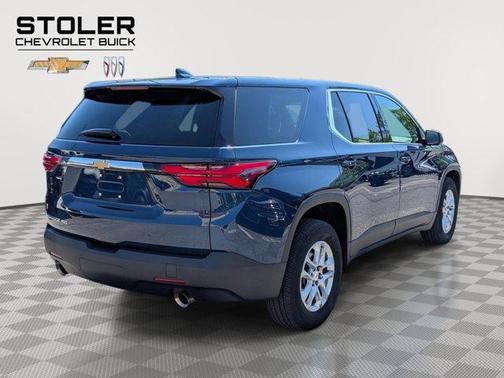 Northsky Blue Metallic 2023 Chevrolet Traverse LS