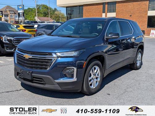 Northsky Blue Metallic 2023 Chevrolet Traverse LS