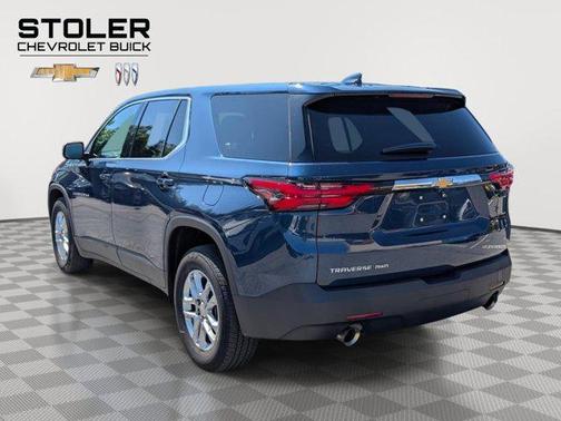 Northsky Blue Metallic 2023 Chevrolet Traverse LS
