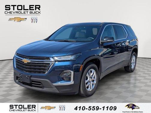 Northsky Blue Metallic 2023 Chevrolet Traverse LS