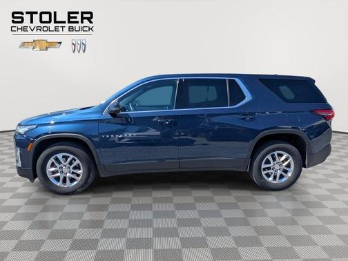 Northsky Blue Metallic 2023 Chevrolet Traverse LS