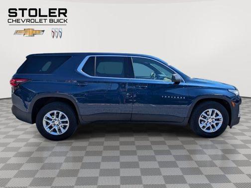 Northsky Blue Metallic 2023 Chevrolet Traverse LS
