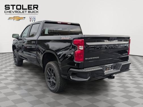 Black 2026 Chevrolet Silverado 1500 Custom Trail Boss