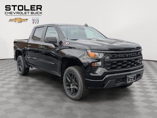Black 2026 Chevrolet Silverado 1500 Custom Trail Boss