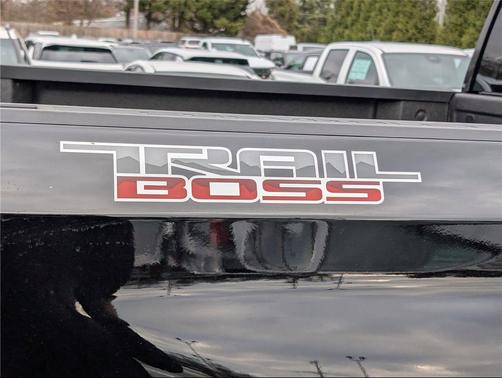 Black 2026 Chevrolet Silverado 1500 Custom Trail Boss