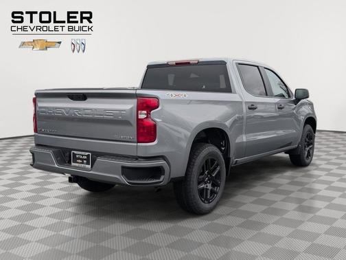 Sterling Gray Metallic 2026 Chevrolet Silverado 1500 Custom