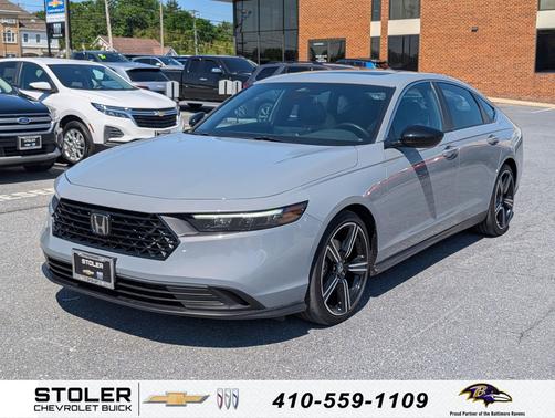 Urban Gray Pearl 2025 Honda Accord Hybrid Sport