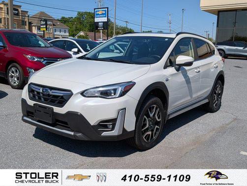 Crystal White Pearl 2023 Subaru Crosstrek Hybrid Base
