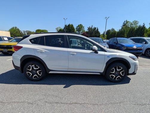 Crystal White Pearl 2023 Subaru Crosstrek Hybrid Base