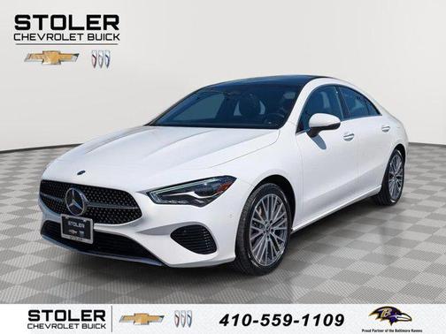 Digital White Metallic 2025 Mercedes-Benz CLA 250 4MATIC