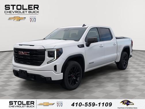 Summit White 2023 GMC Sierra 1500 Elevation