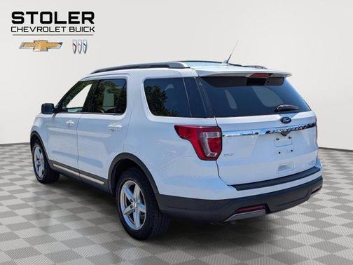 White Platinum Metallic Tri-Coat 2019 Ford Explorer XLT