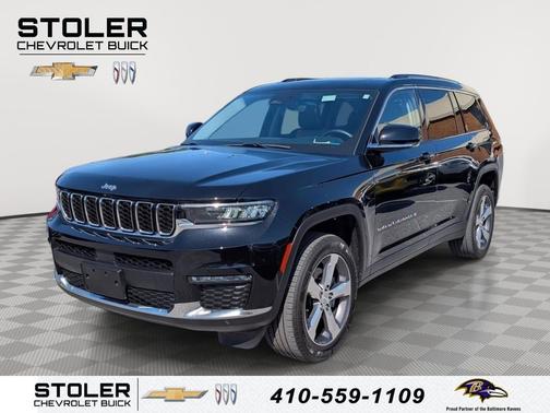 Diamond Black Crystal Pearlcoat 2022 Jeep Grand Cherokee L Limited