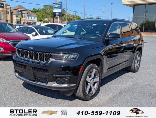 Diamond Black Crystal Pearlcoat 2022 Jeep Grand Cherokee L Limited