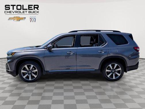 Modern Steel Metallic 2023 Honda Pilot AWD Elite