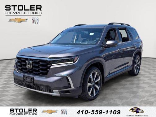 Modern Steel Metallic 2023 Honda Pilot AWD Elite