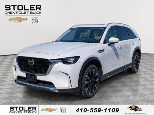 Rhodium White Premium 2024 Mazda CX-90 PHEV Premium Plus