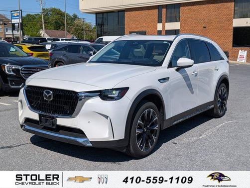 Rhodium White Premium 2024 Mazda CX-90 PHEV Premium Plus
