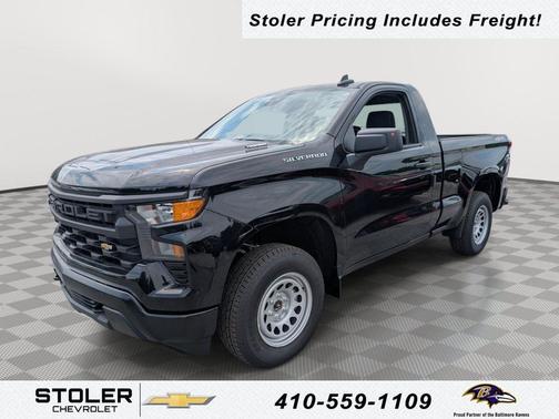 Black 2026 Chevrolet Silverado 1500 WT