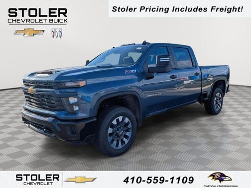 Lakeshore Blue Metallic 2026 Chevrolet Silverado 2500 Custom