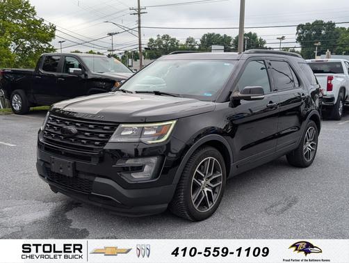 Shadow Black 2017 Ford Explorer sport