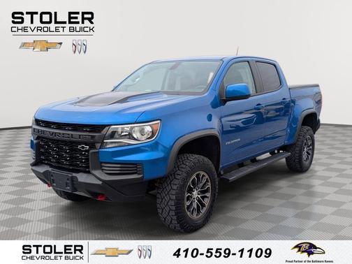 Bright Blue Metallic 2021 Chevrolet Colorado ZR2