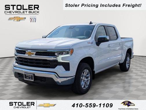 Summit White 2026 Chevrolet Silverado 1500 LT